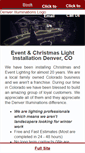 Mobile Screenshot of denverilluminations.com